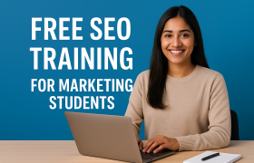 Free SEO Training for Marketing Students